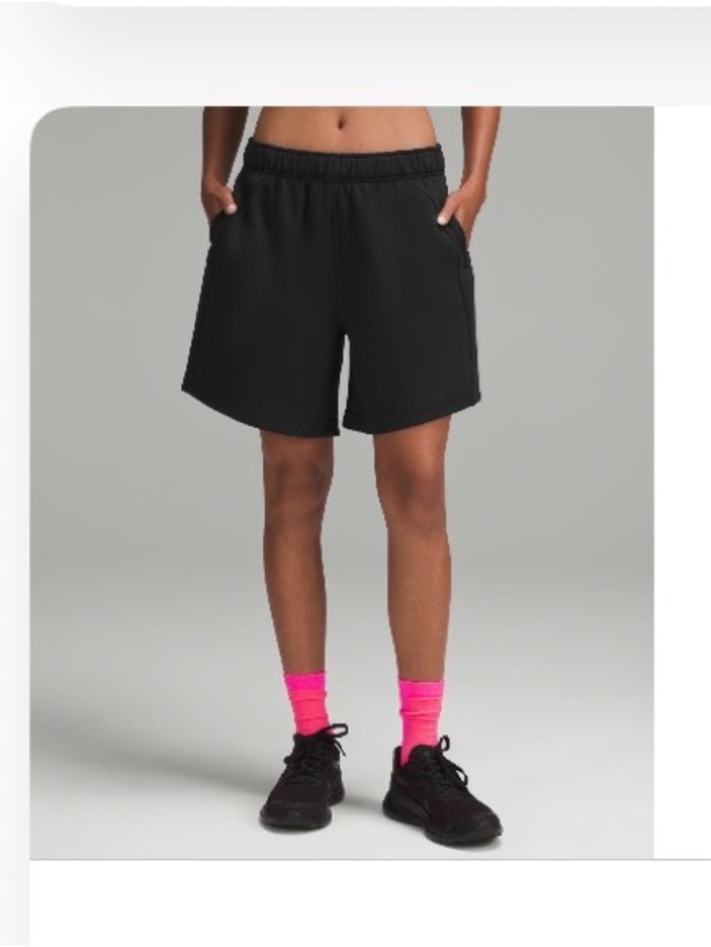 Scuba Mid-Rise Oversized Short